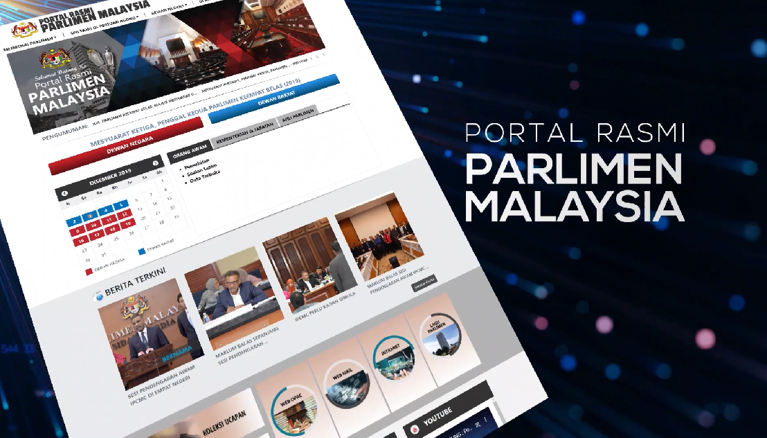 Montaj Pelancaran Portal Rasmi Dan Aplikasi Mobile Parlimen Malaysia